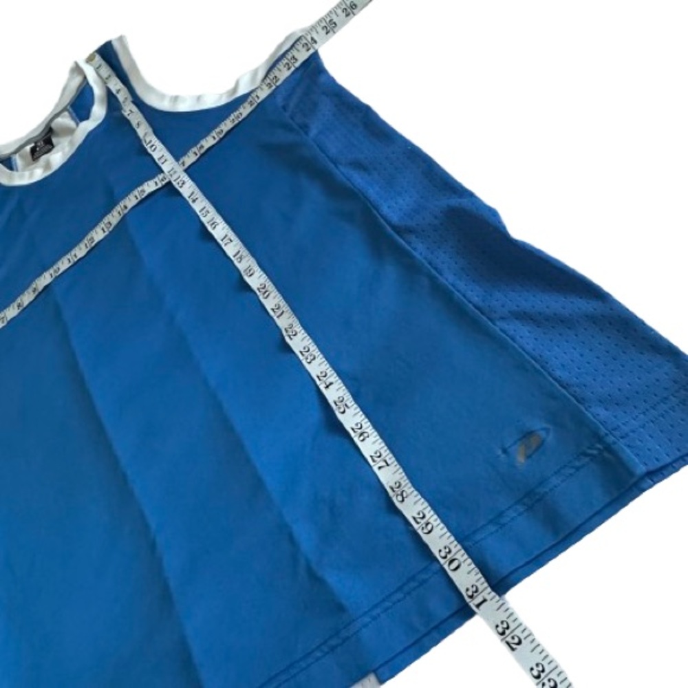 Pro Player Man's XL Blue and White Wicking Pullover Athletic Sporty Tank Top - Picture 11 of 13